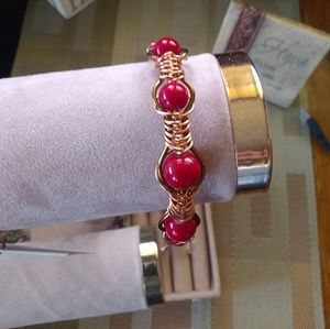 Handmade Copper Braided Bracelet NWT